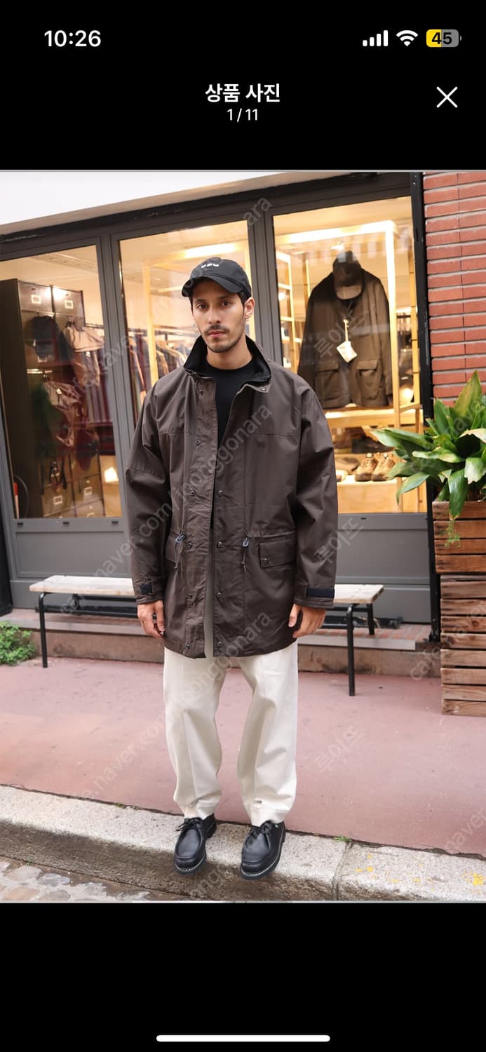 [40] 캡틴선샤인 / 24FW 코튼 필드자켓 / 블랙 상품이미지1