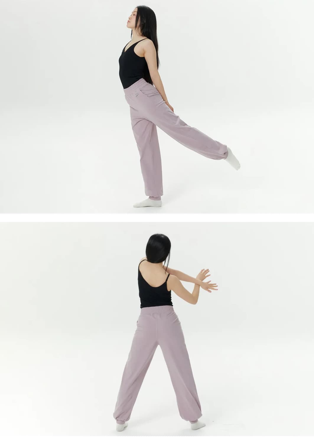 무브웜 코지 스웨이트 팬츠 밀키핑크s 상품이미지3