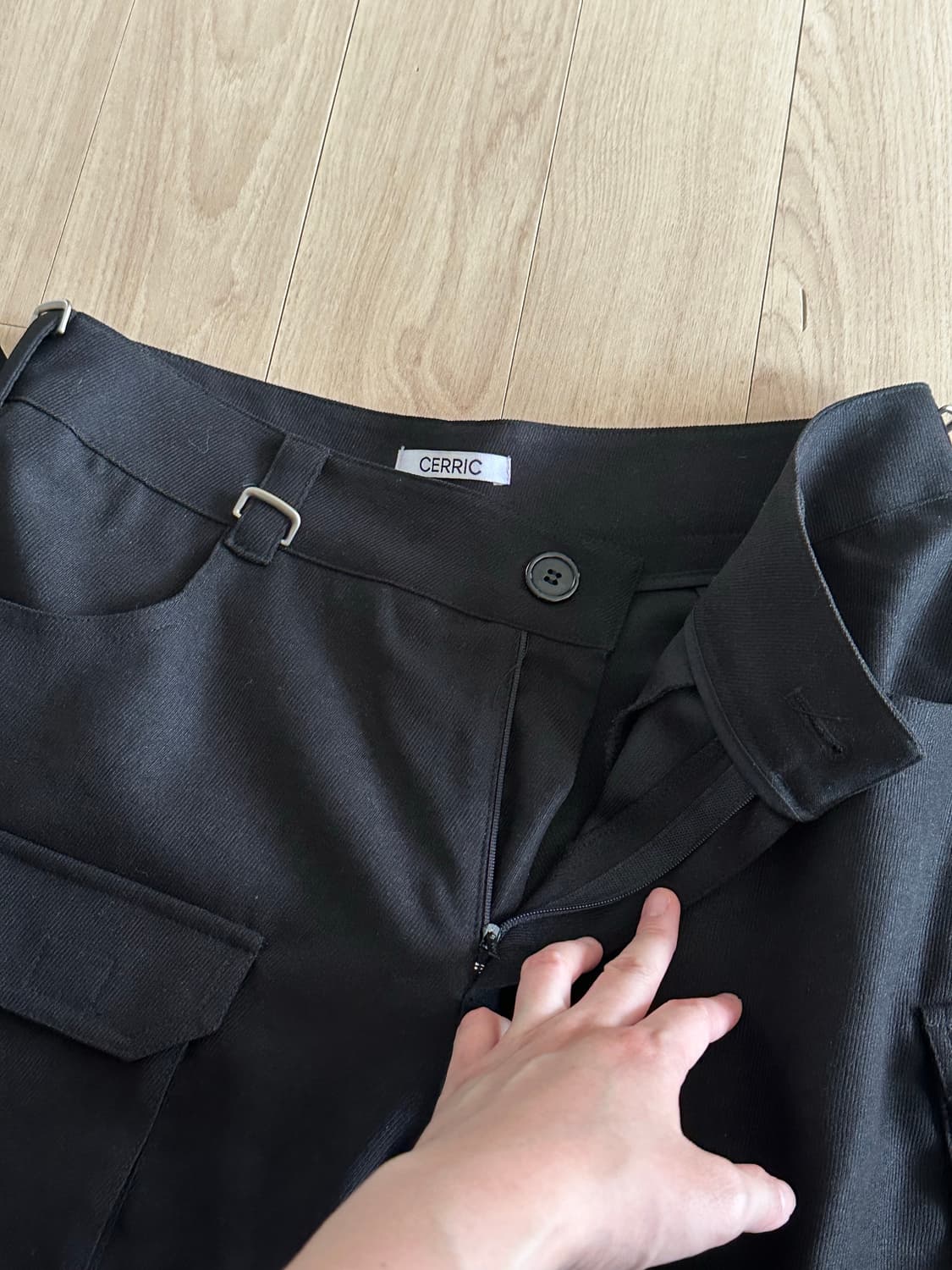 세릭 카고 팬츠 블랙 상품이미지2