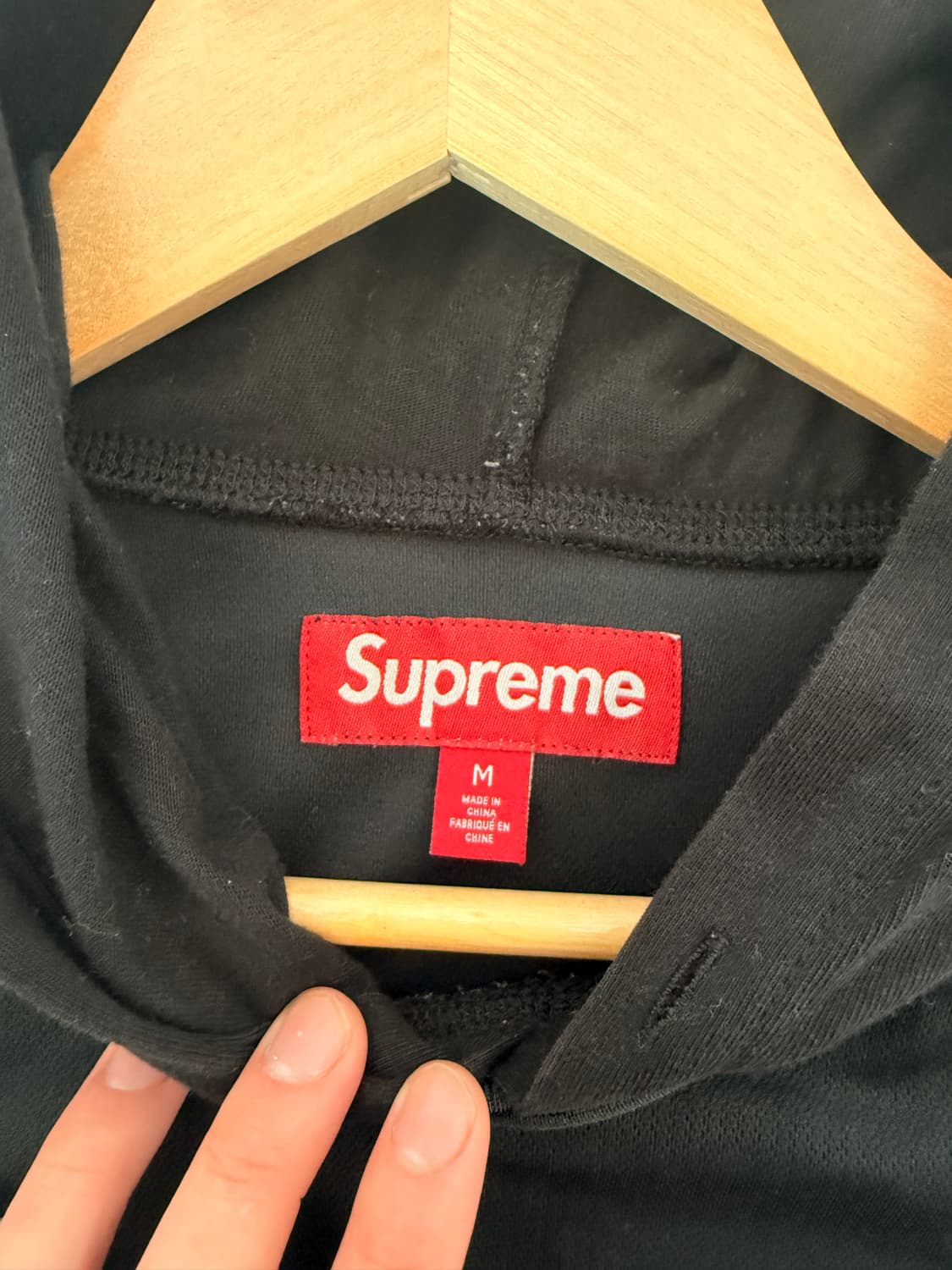  슈프림 (Supreme)후드 사커 저지 블랙 - 23FW 상품이미지4