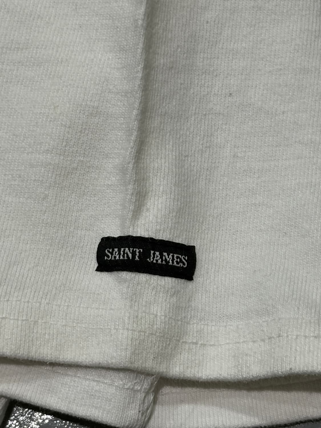 세인트제임스(Saint James) 화이트 반팔 티셔츠 상품이미지3