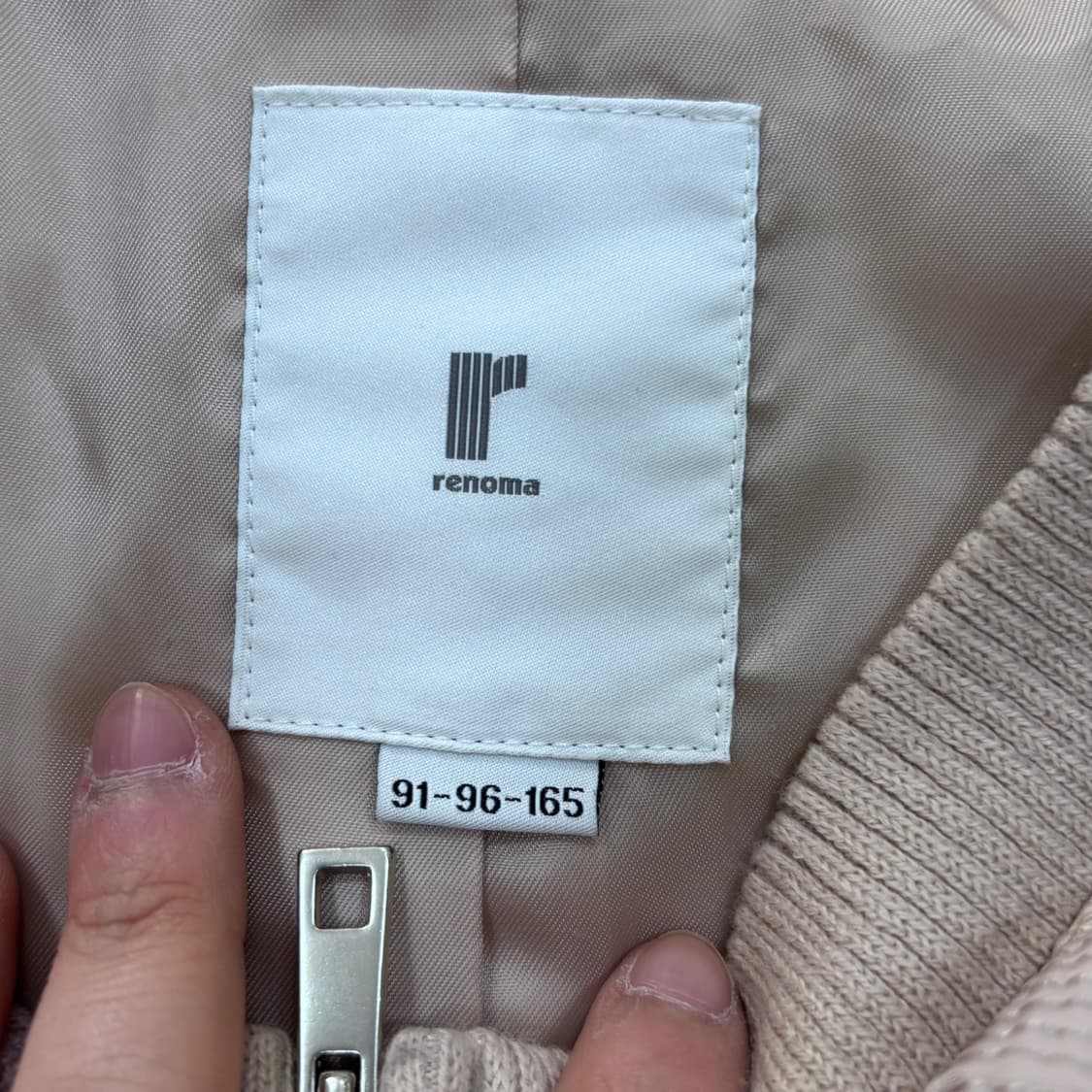 91-96-165 레노마 퀄팅 롱 자켓 0407E1 상품이미지3