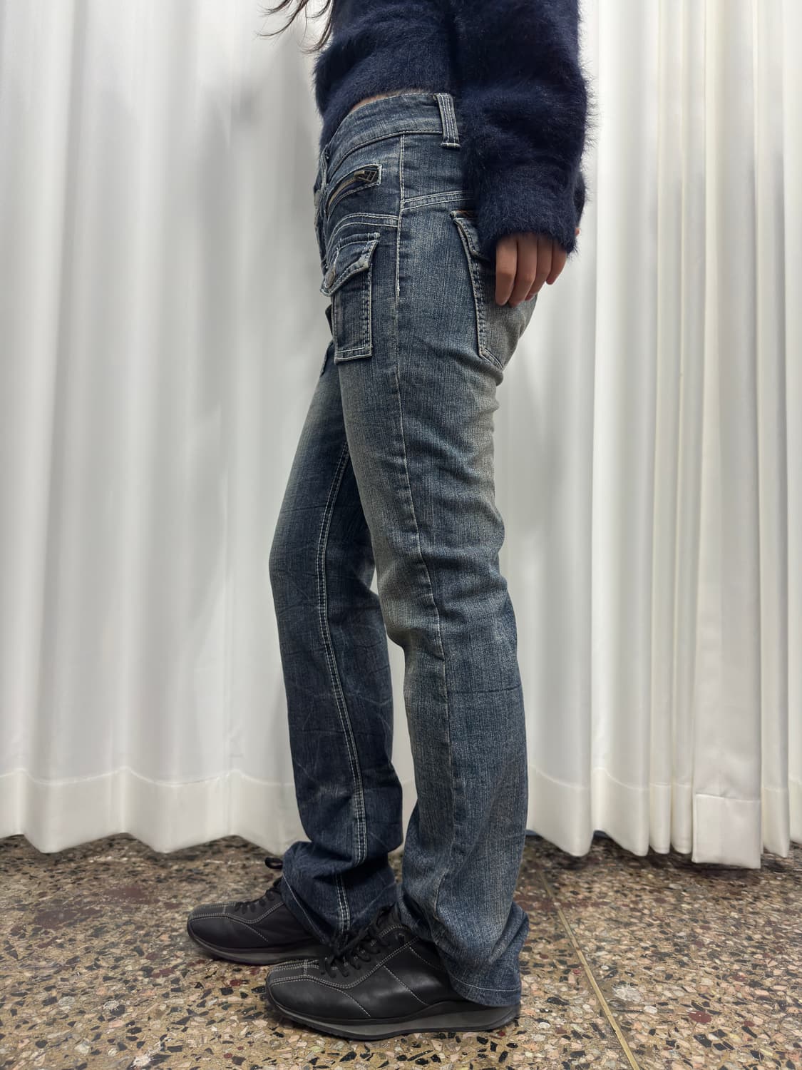 denim pocket bootscut pants 상품이미지3