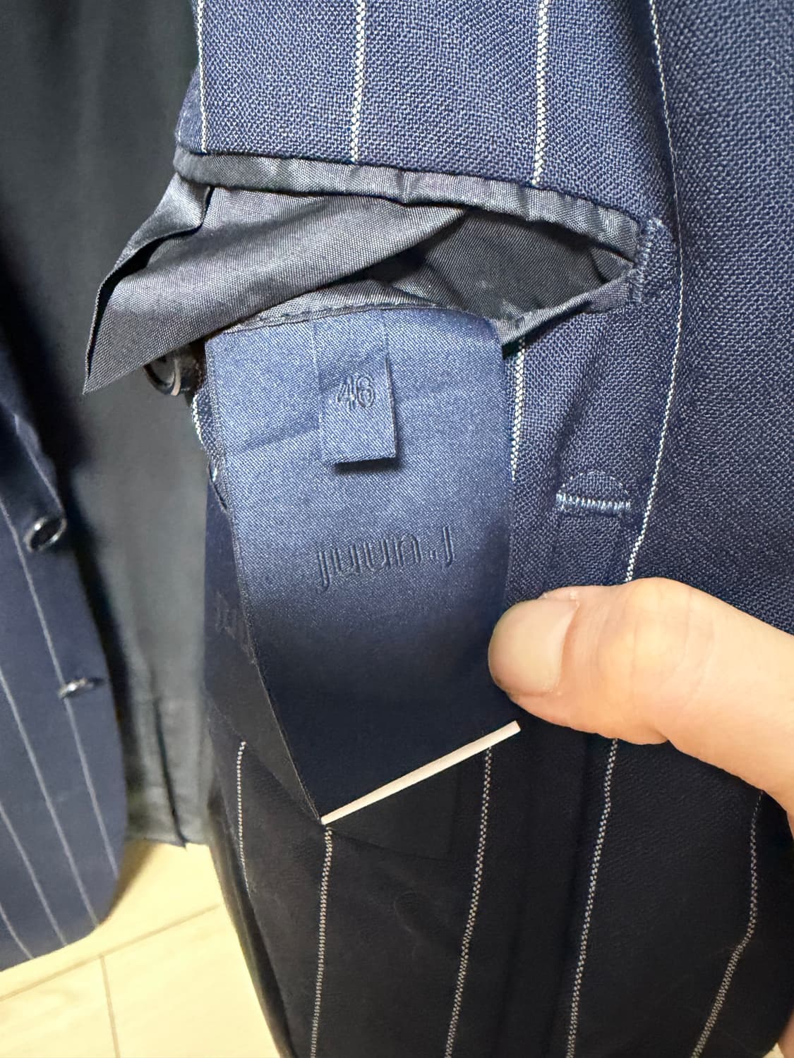 준지 스트라이프 블레이저 상품이미지3