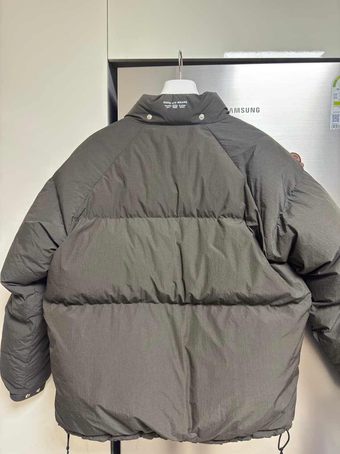 엔즈앤드민즈 ends and means 다운 자켓 아프리칸 블랙 M 상품이미지3