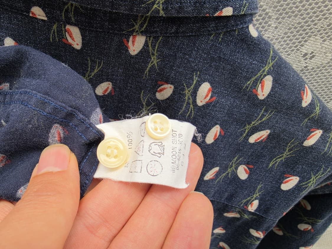 차오파닉 토끼 반팔셔츠 (made in japan) 상품이미지7