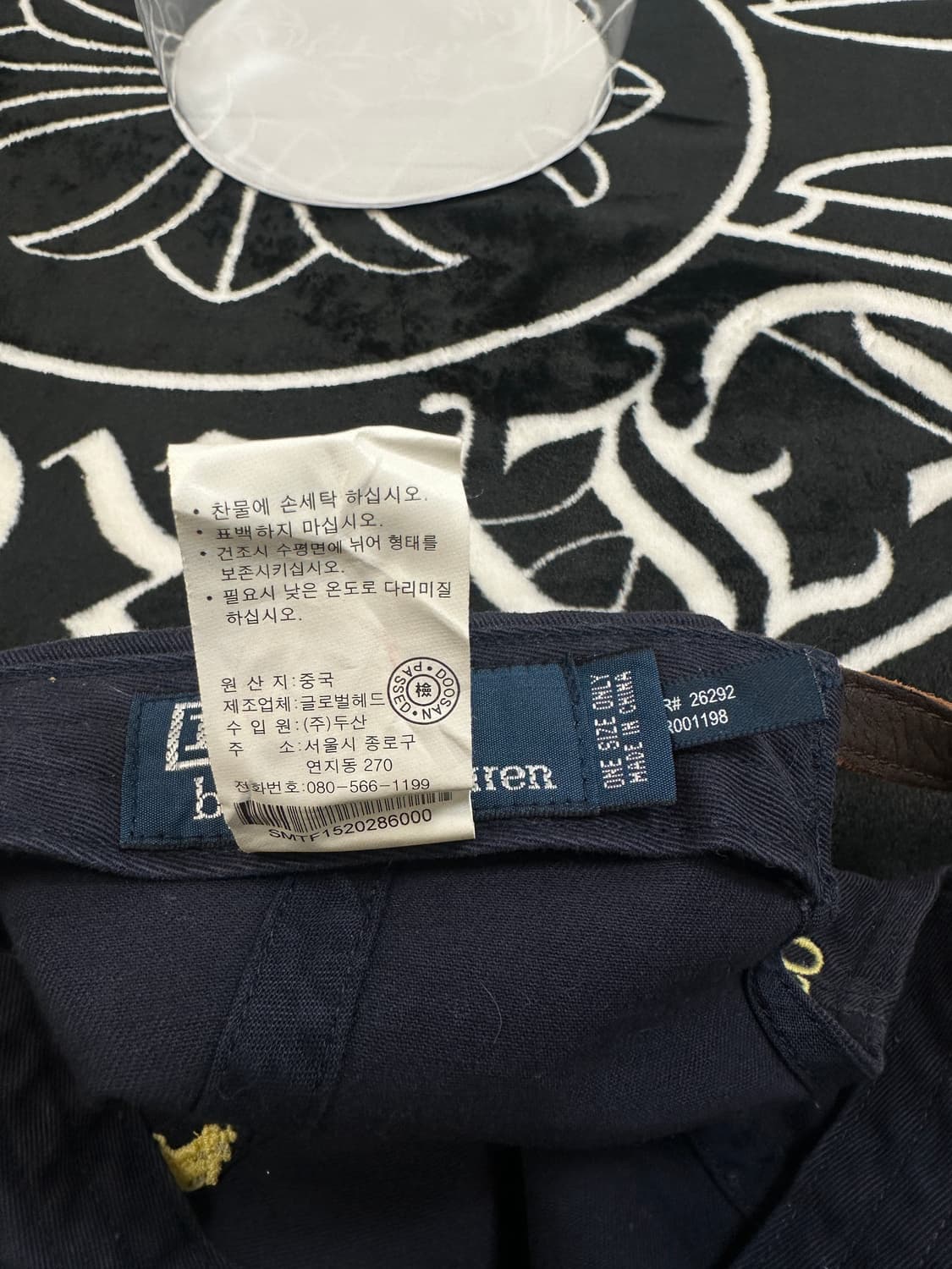 폴로 랄프로렌 가죽스트랩 볼캡 네이비  상품이미지3