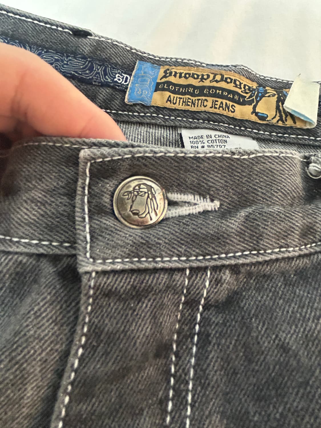 스눕독 Snoop Dogg SDC 데 님 배기바지 팬츠 (정품) 상품이미지7