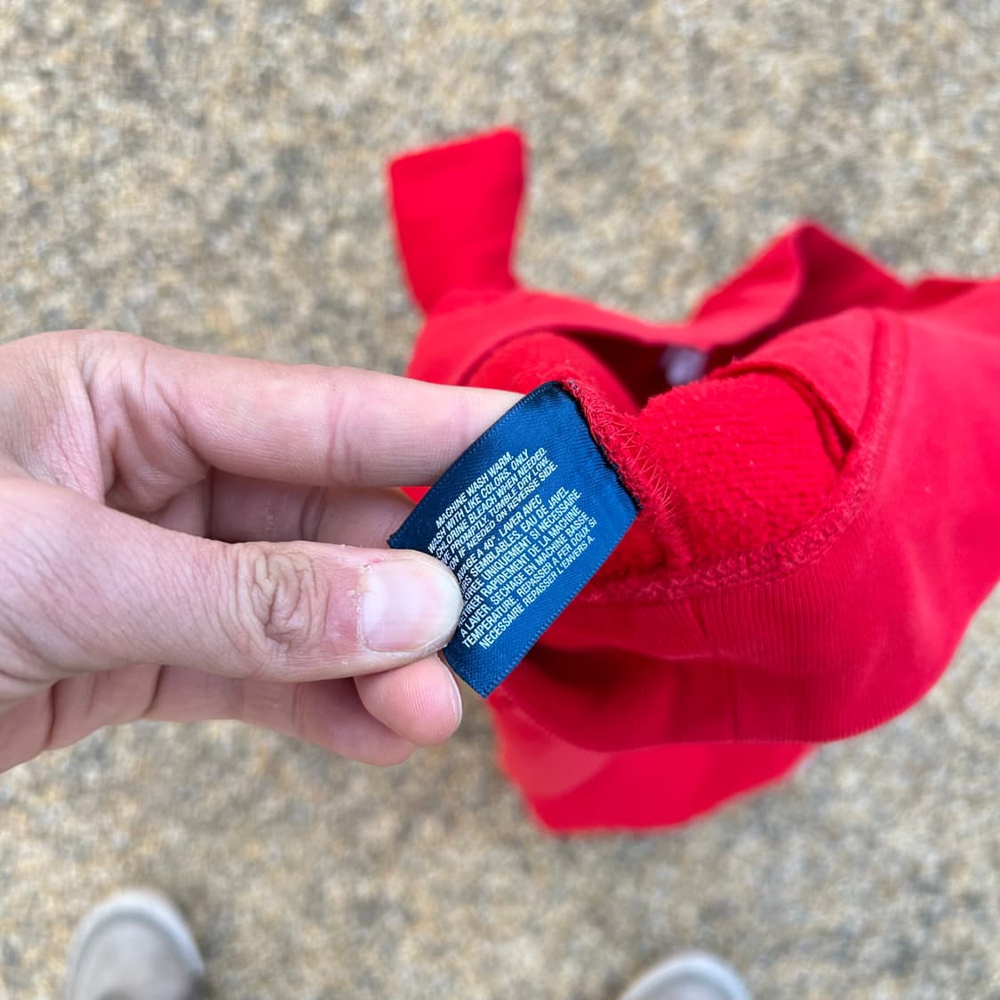 폴로(POLO RalphLauren)레드 숄카라 코튼 니트 상품이미지6