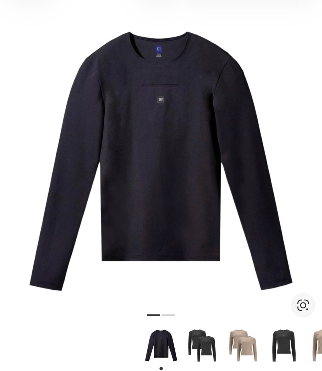 이지 갭 엔지니어드 바이 발렌시아가 롱슬리브 세컨드 스킨 상품이미지1