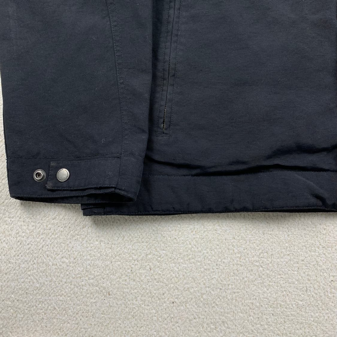 폴로 진스 자수로고 나일론쉘 2way 집업 자켓 블랙 상품이미지5