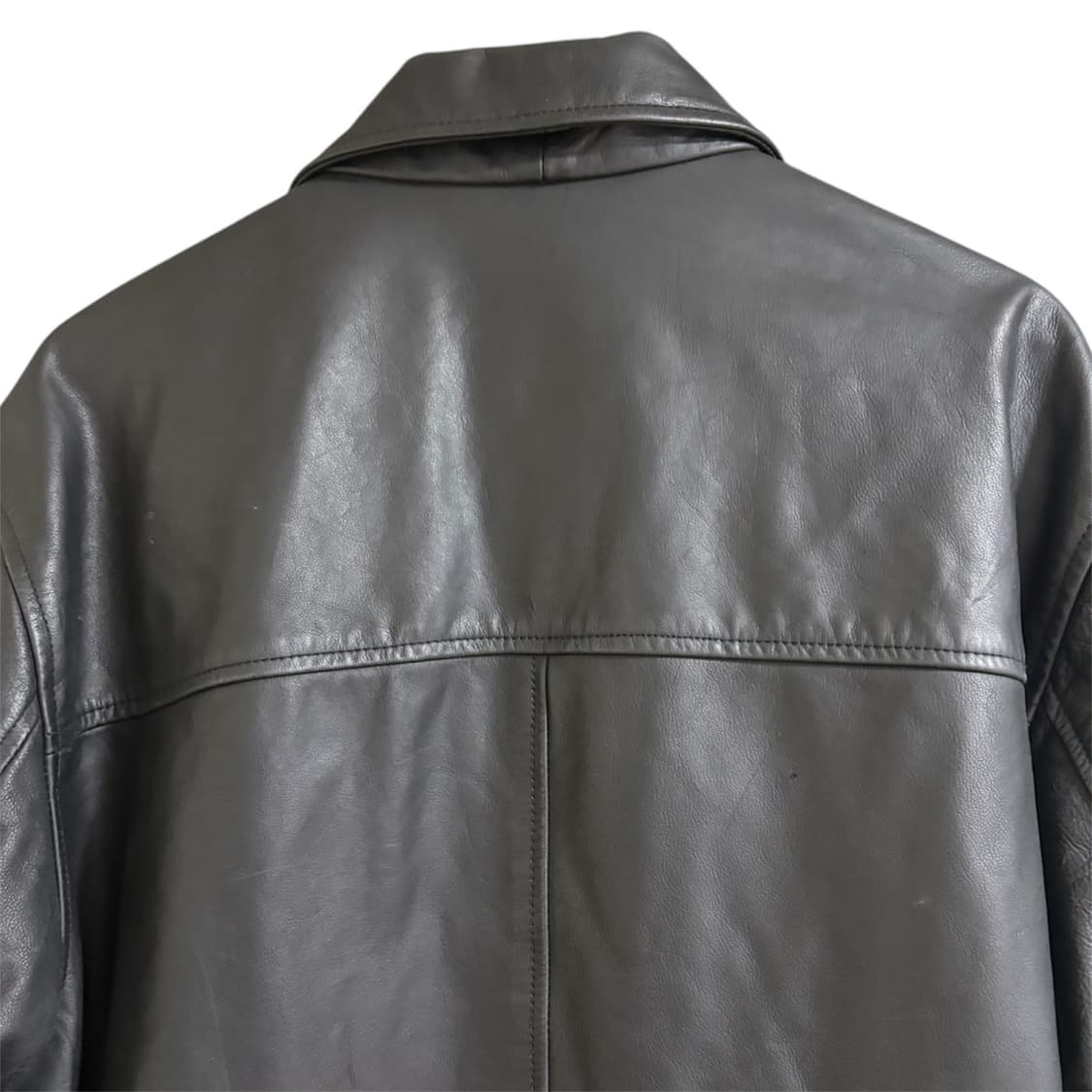 90s 올드갭 카코트 레더 블랙 상품이미지4