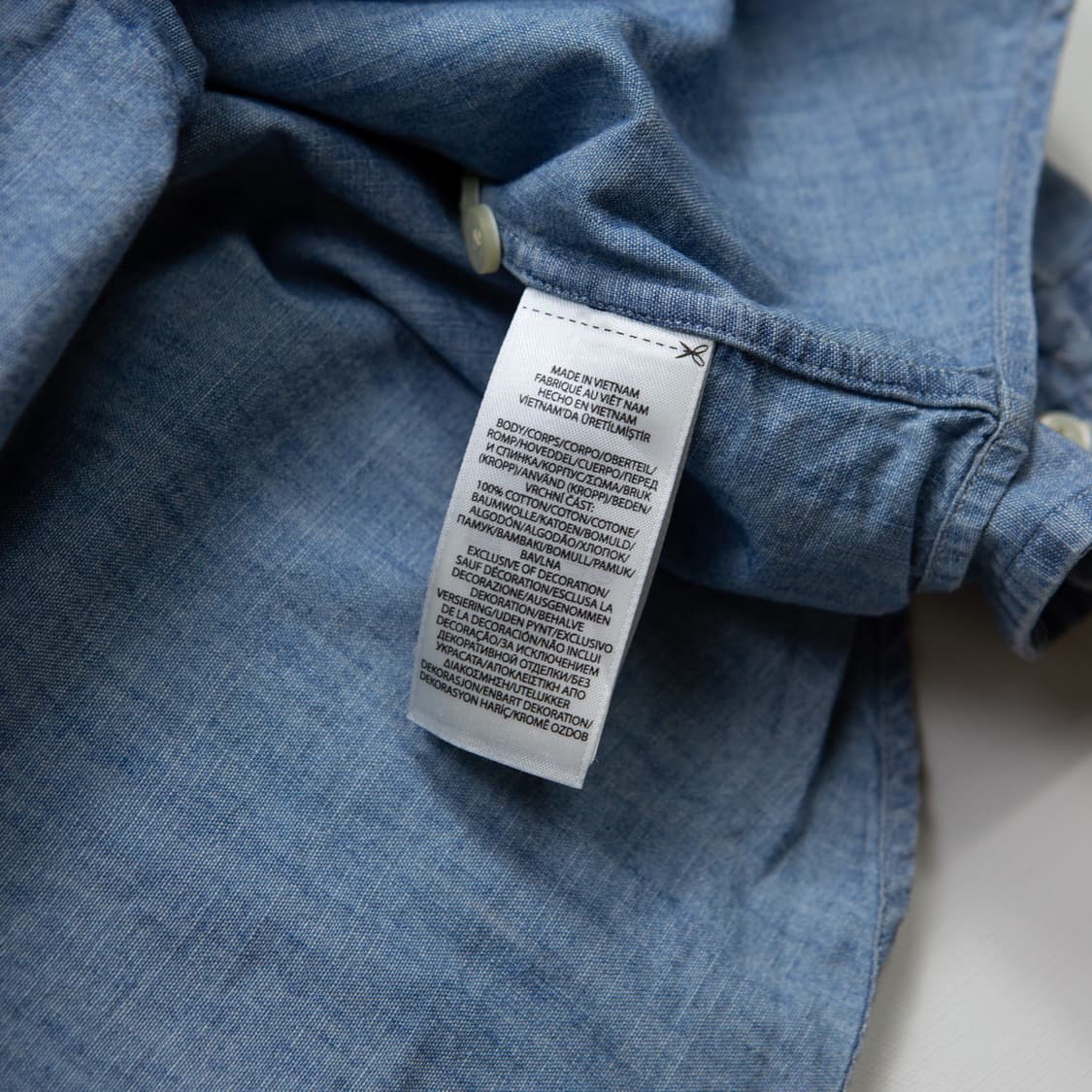 폴로 랄프로렌 커스텀핏 샴브레이 셔츠 상품이미지8