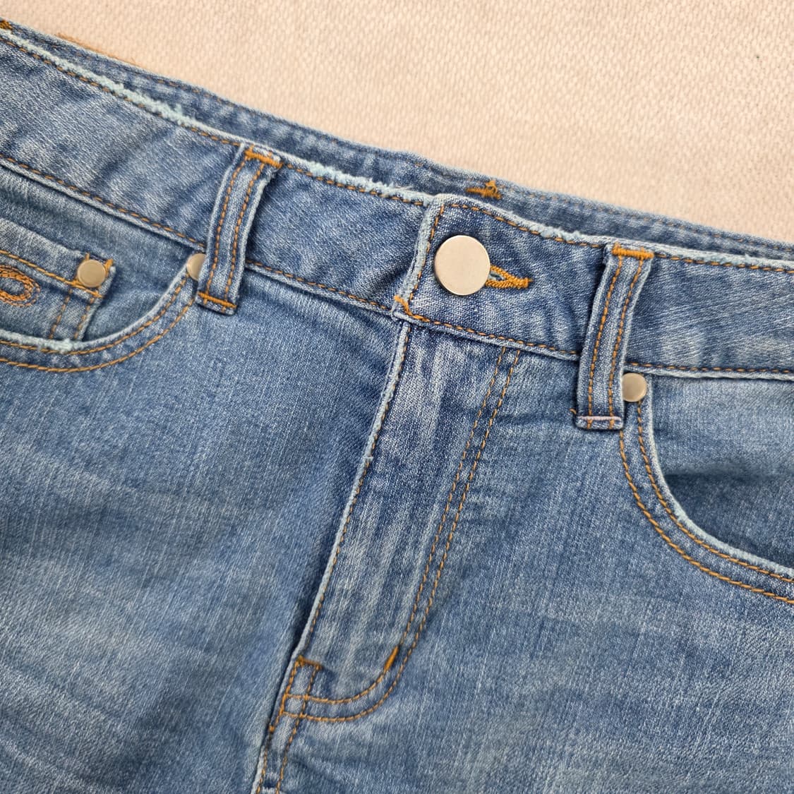 [28] 플랙 청 데님 반바지 0219J 상품이미지2