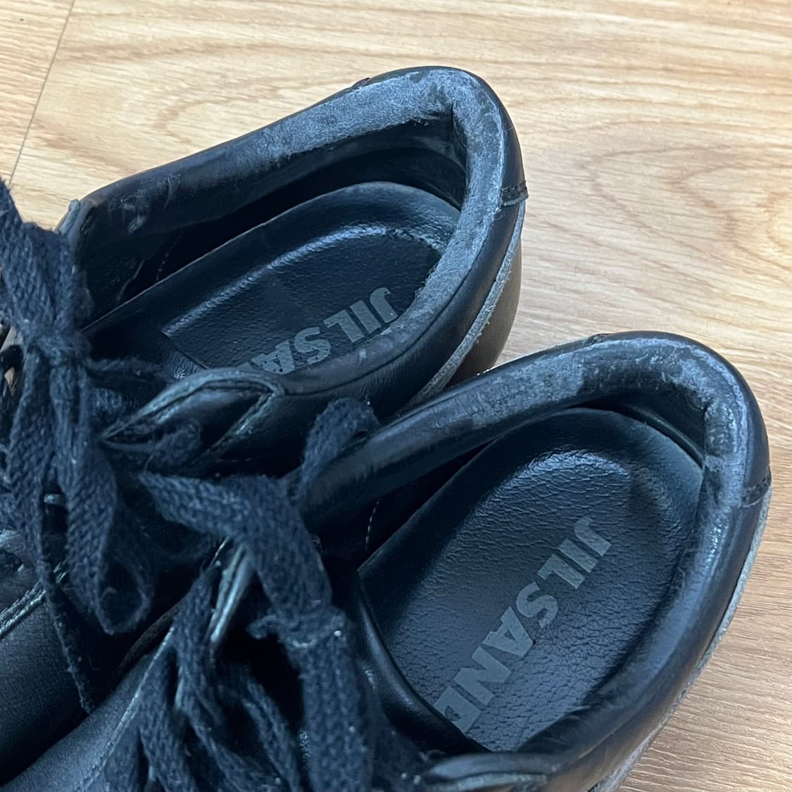 푸마 질샌더 블랙 레더 스니커즈 280 퓨마 상품이미지3