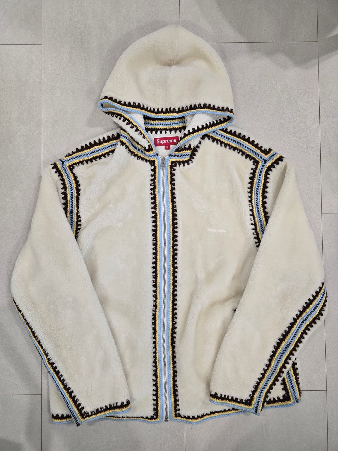 Supreme 슈프림 크로쉐 후드집업 M 상품이미지2