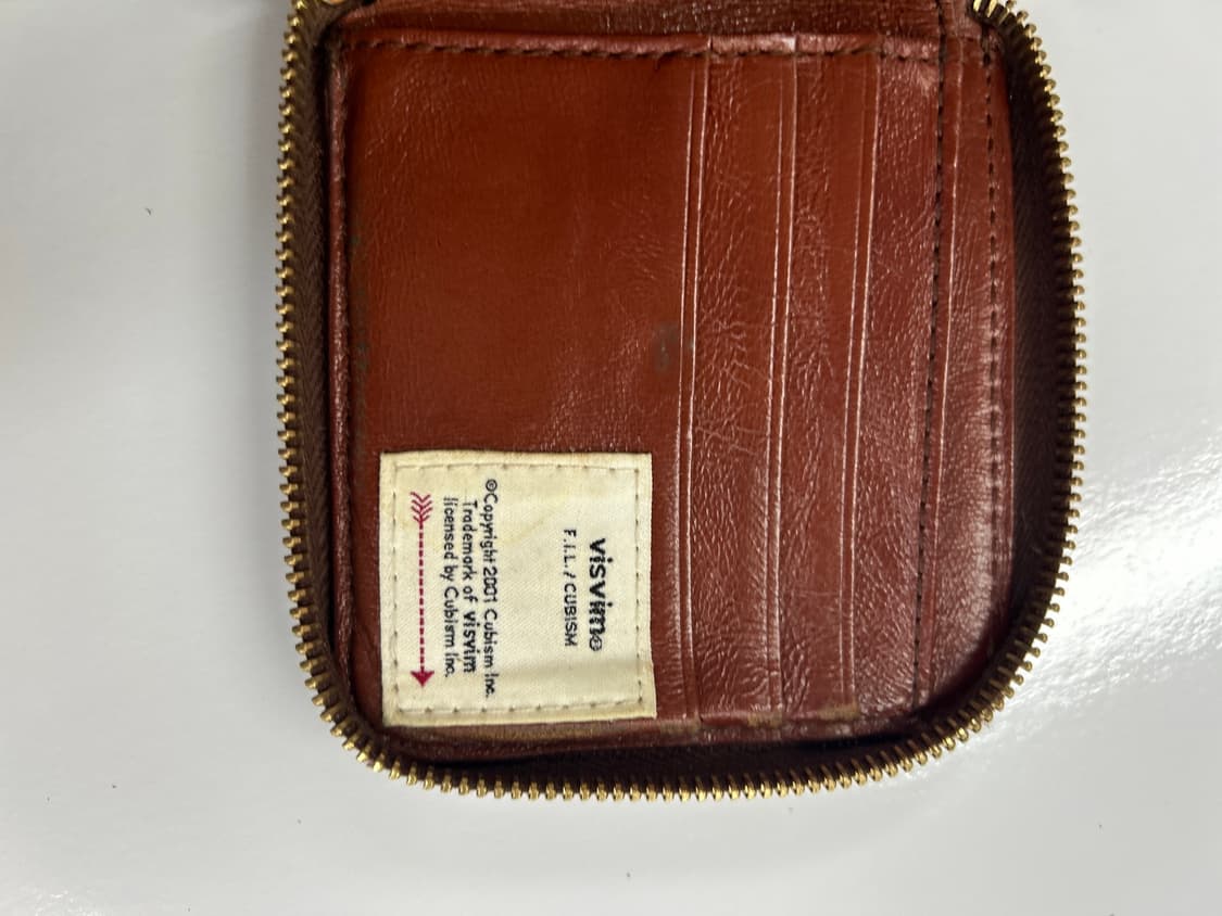 VISVIM 비즈빔 버건디브라운 바이폴드 소가죽 지갑 상품이미지9