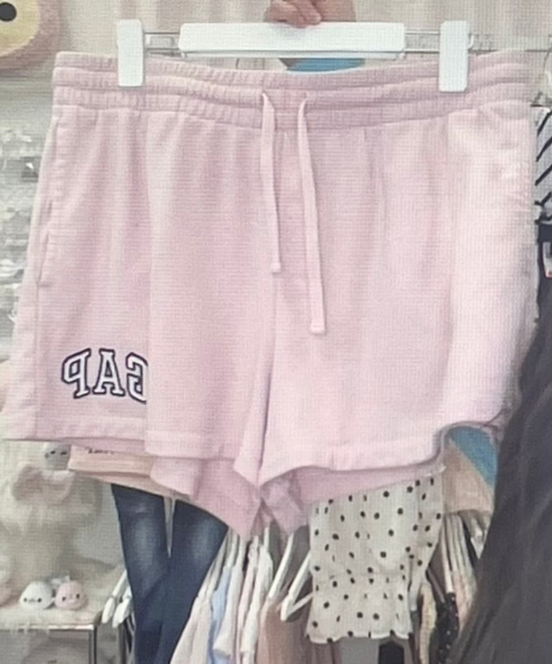 GAP 연핑크 트레이닝 쇼츠 반바지 히메갸루 stc빈티지 엣티시 상품이미지1