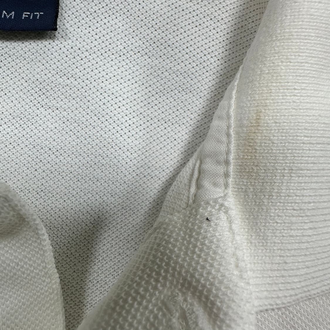 ✨ (바배) 폴로 랄프로렌 화이트 빅포니 카라 반팔티 상품이미지6