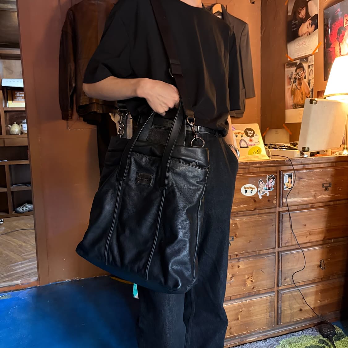 DOLCE AND GABBANA LEATHER TOTE BAG 상품이미지7