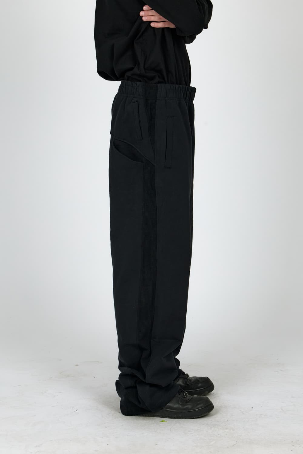 플라스틱프로덕트 Mpa Contrast 스웻 팬츠 블랙 상품이미지4