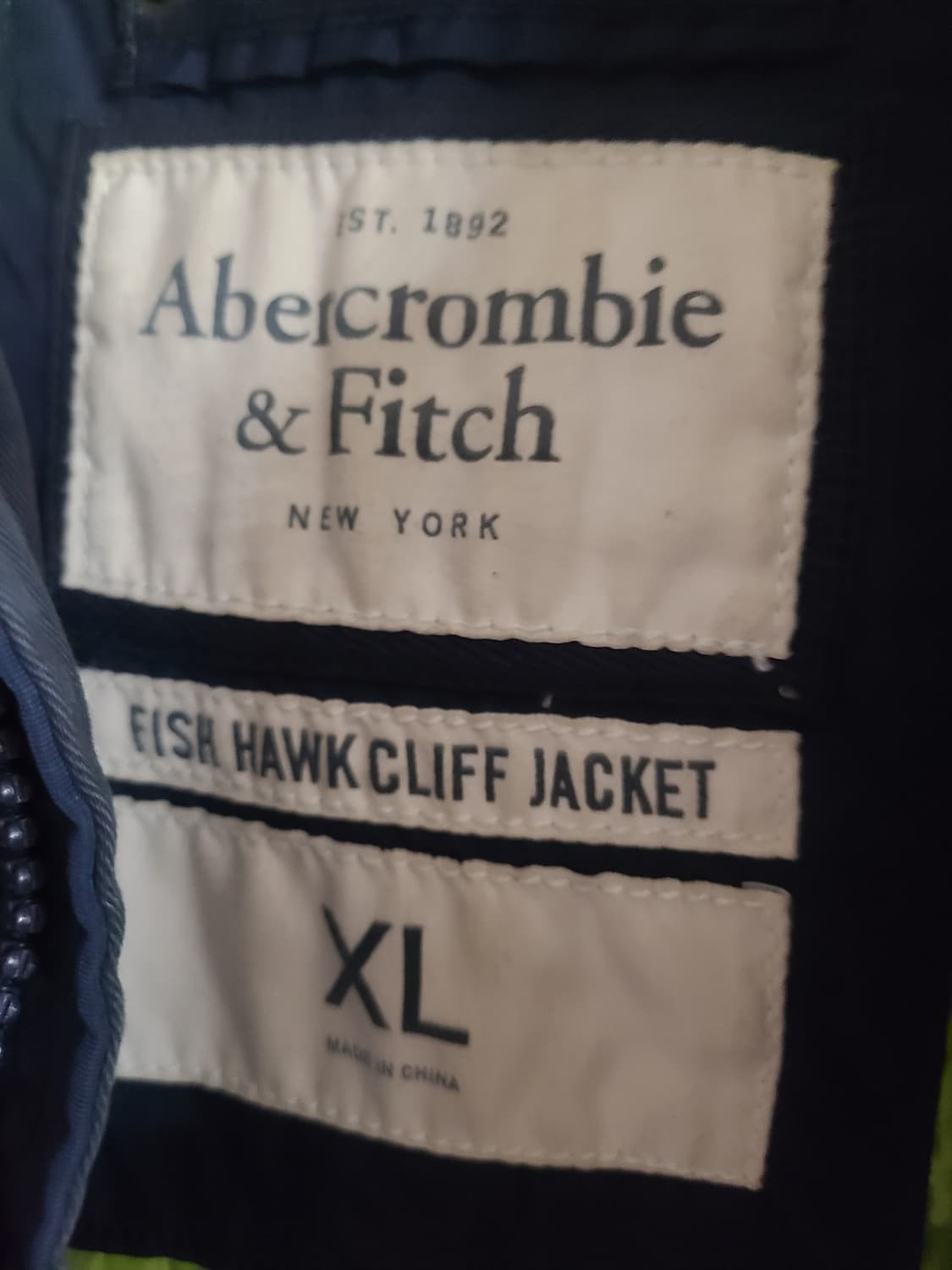 Abercrombie & Fitch 네이비 후드 점퍼 상품이미지5