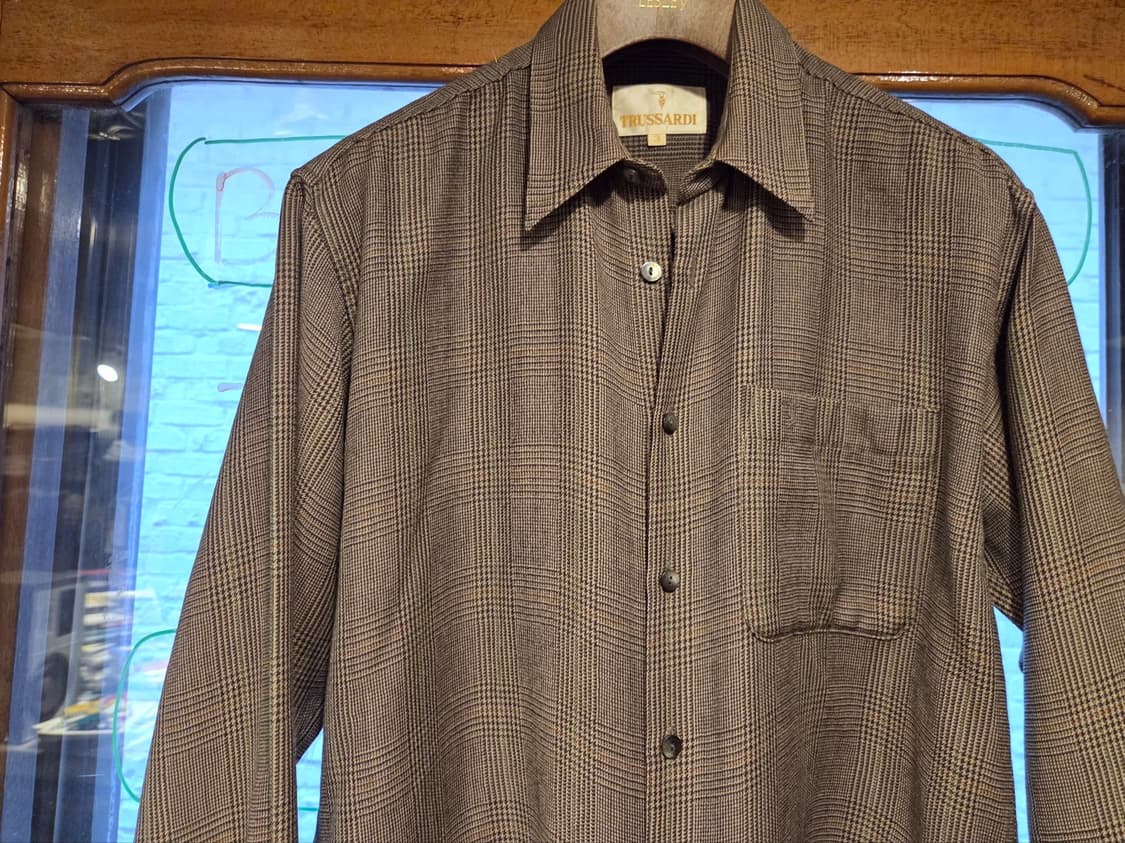 트루사르디 플란넬 셔츠 상품이미지4