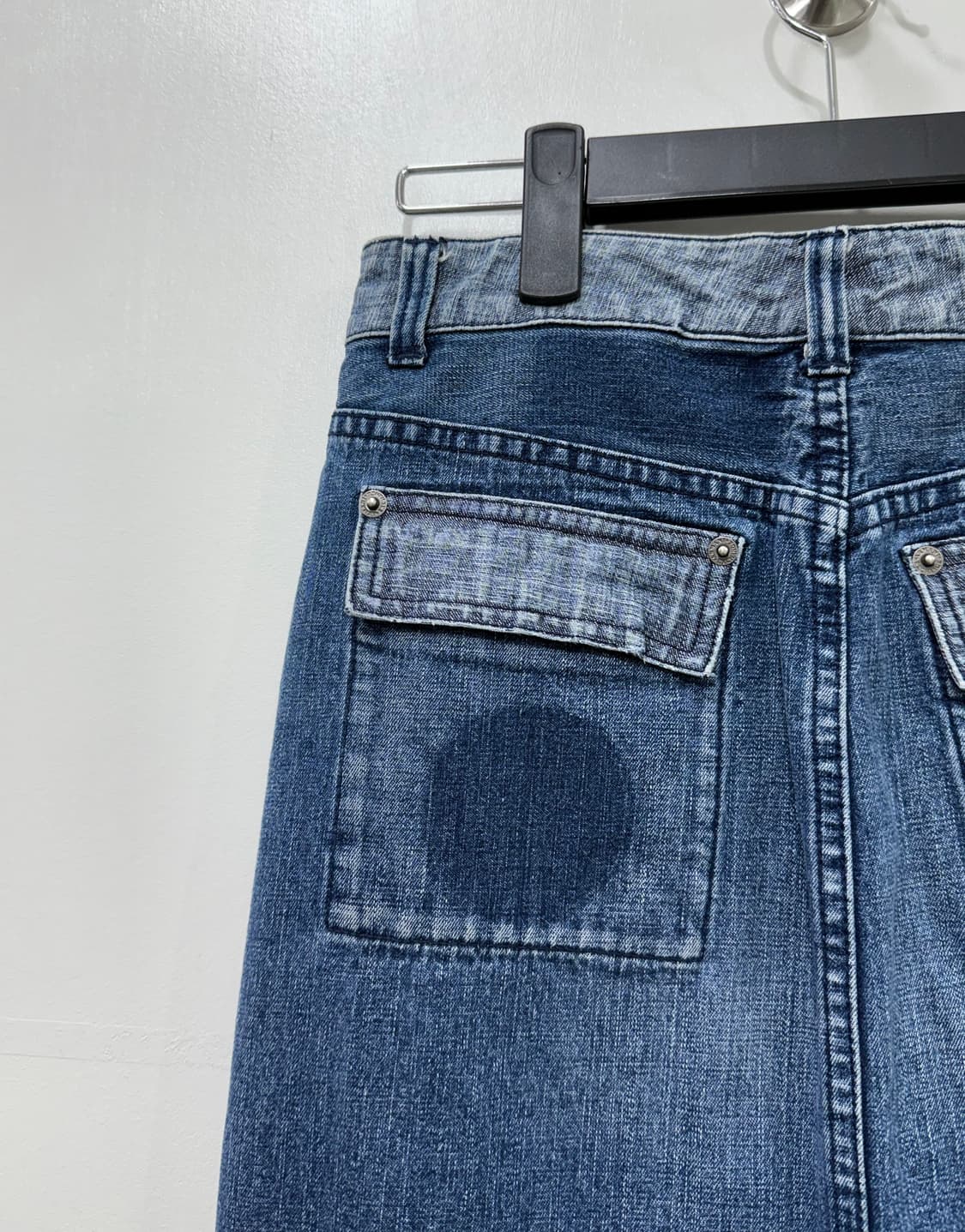 아르마니 익스체인지 데님 스커트 27인치 상품이미지8