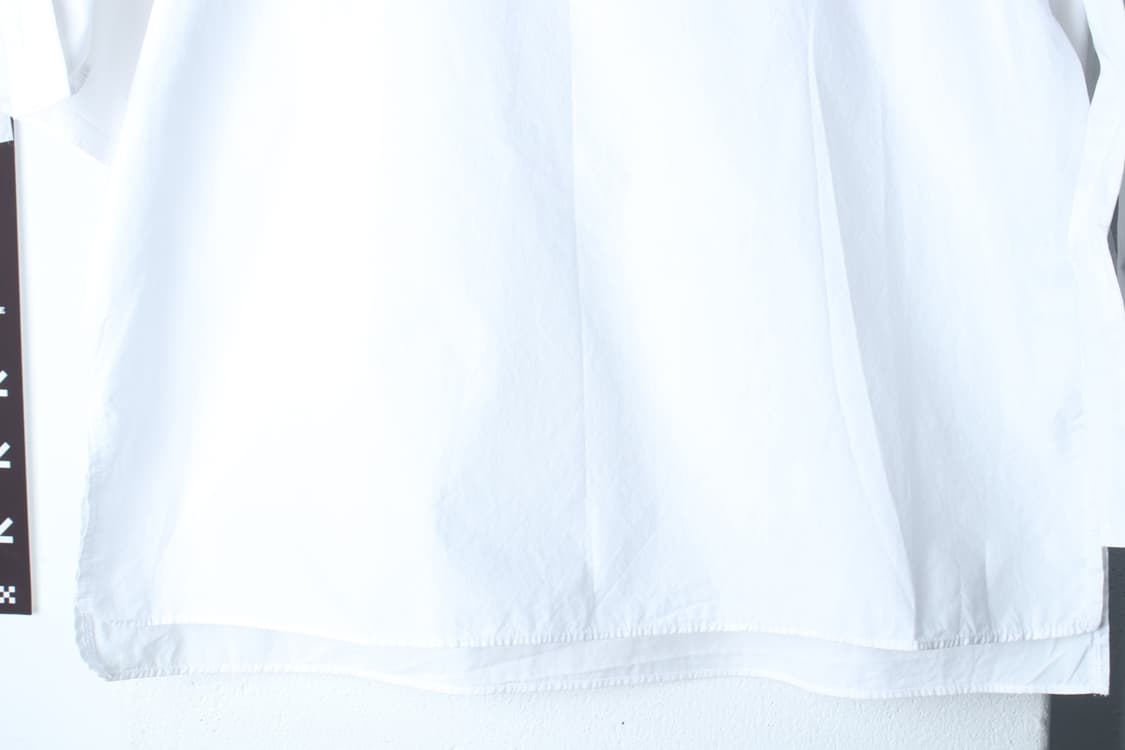 W(F) 에잇세컨즈 반팔 티셔츠 레이스 아이보리 무지 놈코어-H33593 상품이미지4