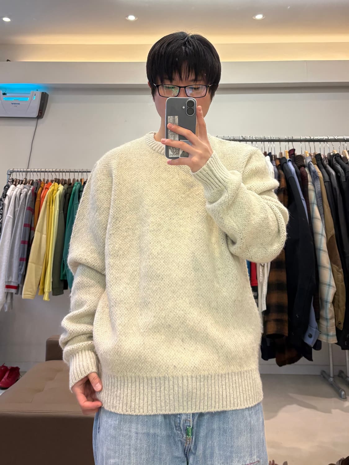 스투시 8볼 헤비 브러쉬드 모헤어 니트 상품이미지7