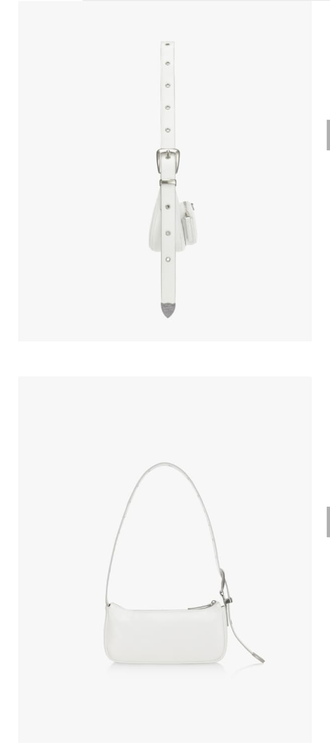 파인드카푸어 벨티 포켓백 25 화이트 상품이미지3