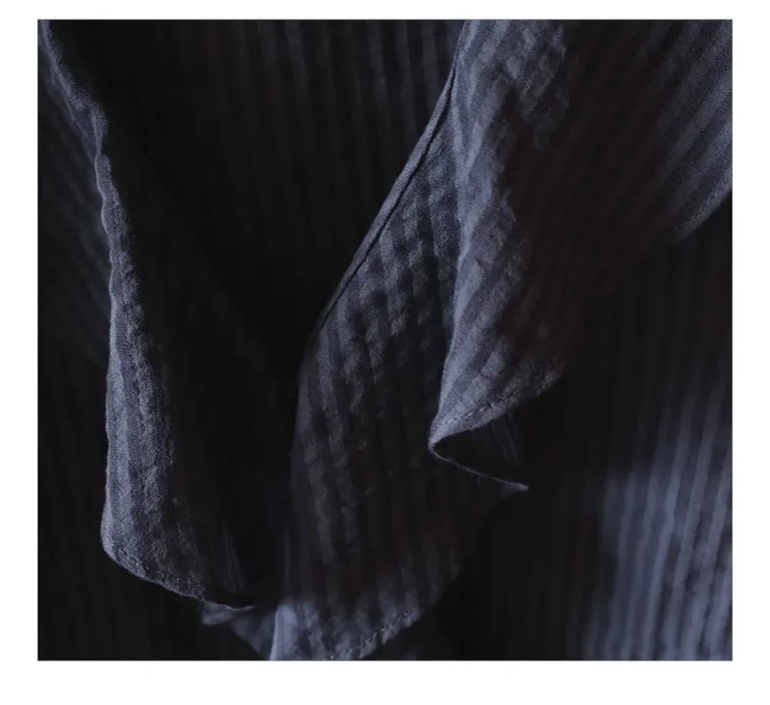 스트라이프 러플 블라우스 자라 cos 상품이미지2