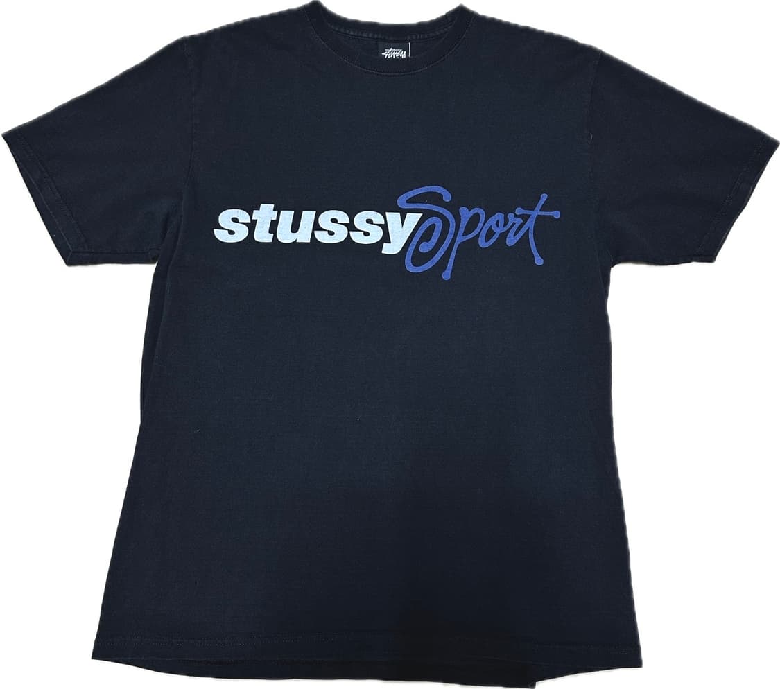 스투시 스포츠 스크립트 반팔티M 상품이미지1