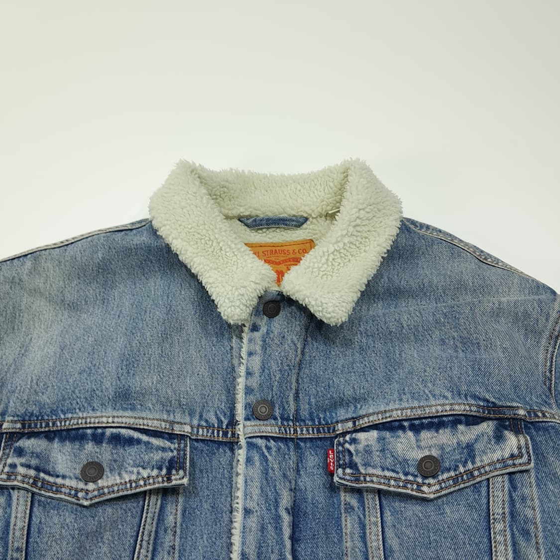 CL234 M 리바이스 셰르파 샘플 중청 트러커 자켓 상품이미지2