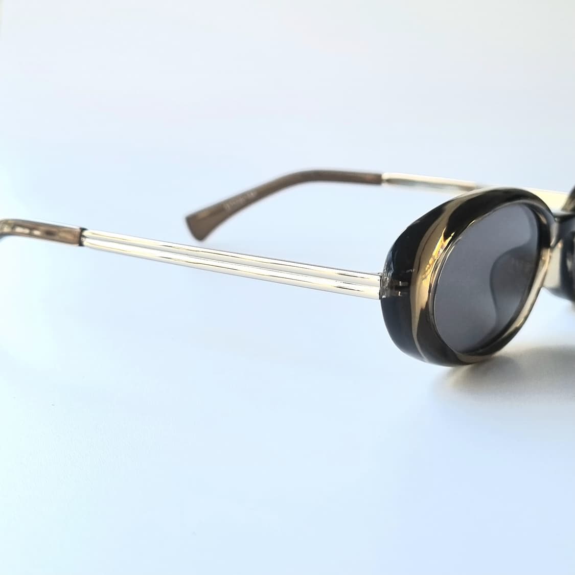 레트로 긱시크 오벌 Y2K 선글라스 상품이미지9