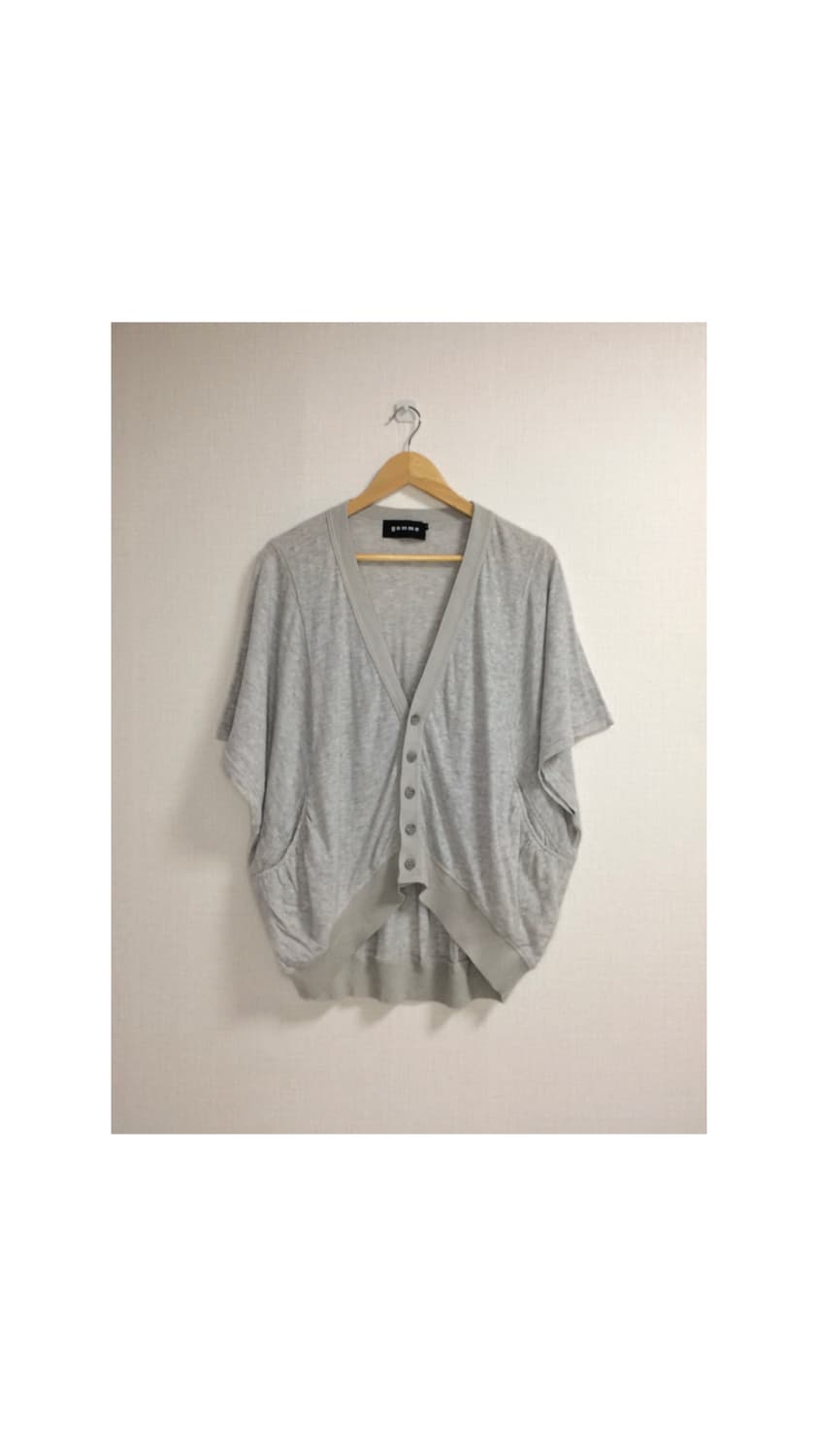 gomme 고무 그레이 박시 가디건 상품이미지1