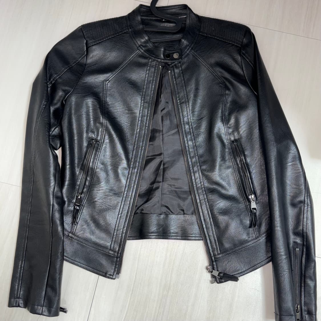 빈티지 레더 가죽 라이더 자켓  상품이미지1