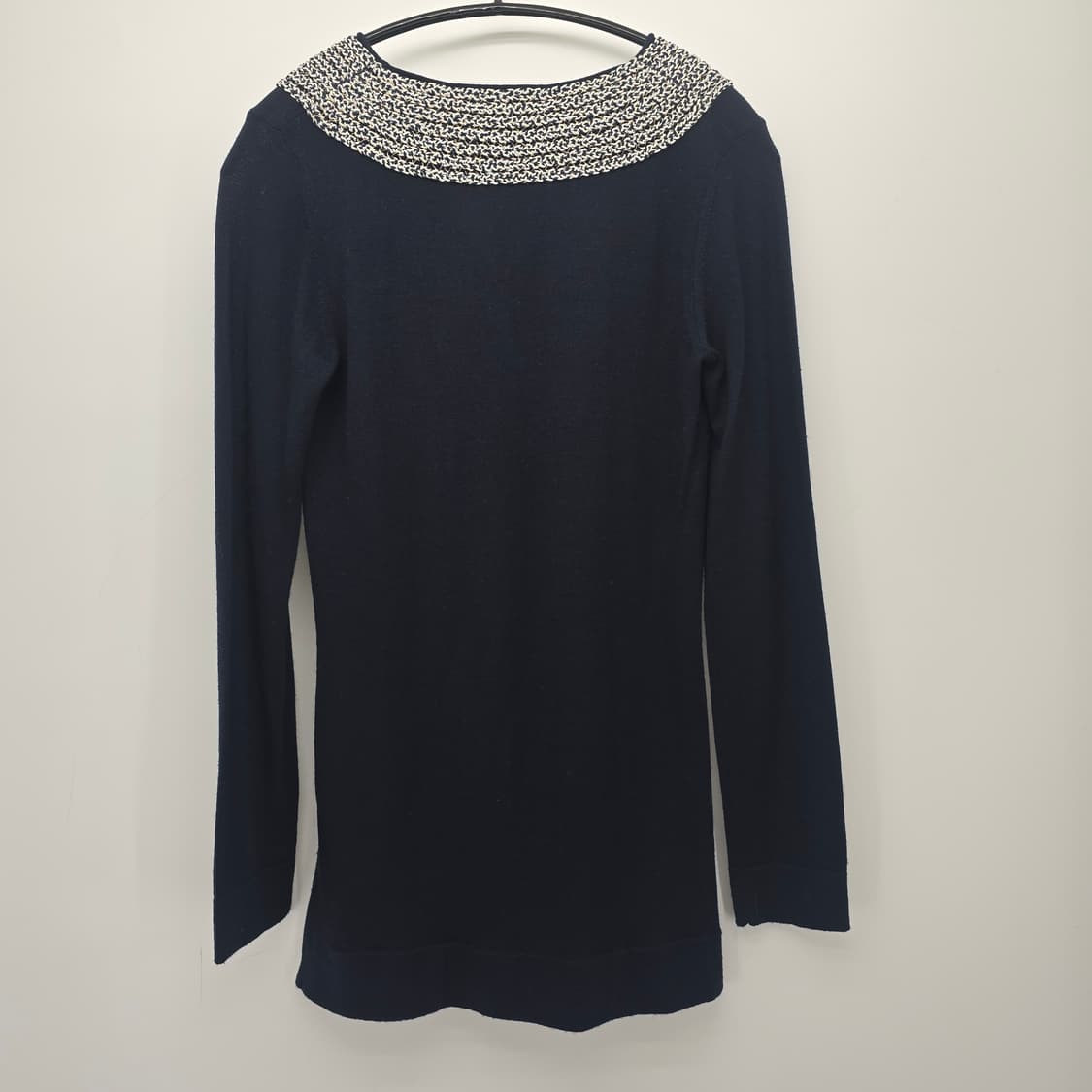 토리버치 네이비 장식 니트 XS 상품이미지10