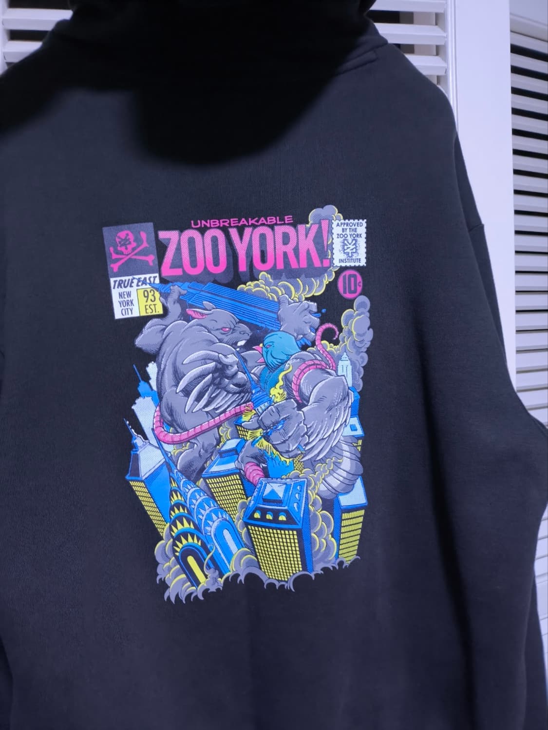 105 주욕 프린팅 후드티셔츠 상품이미지6