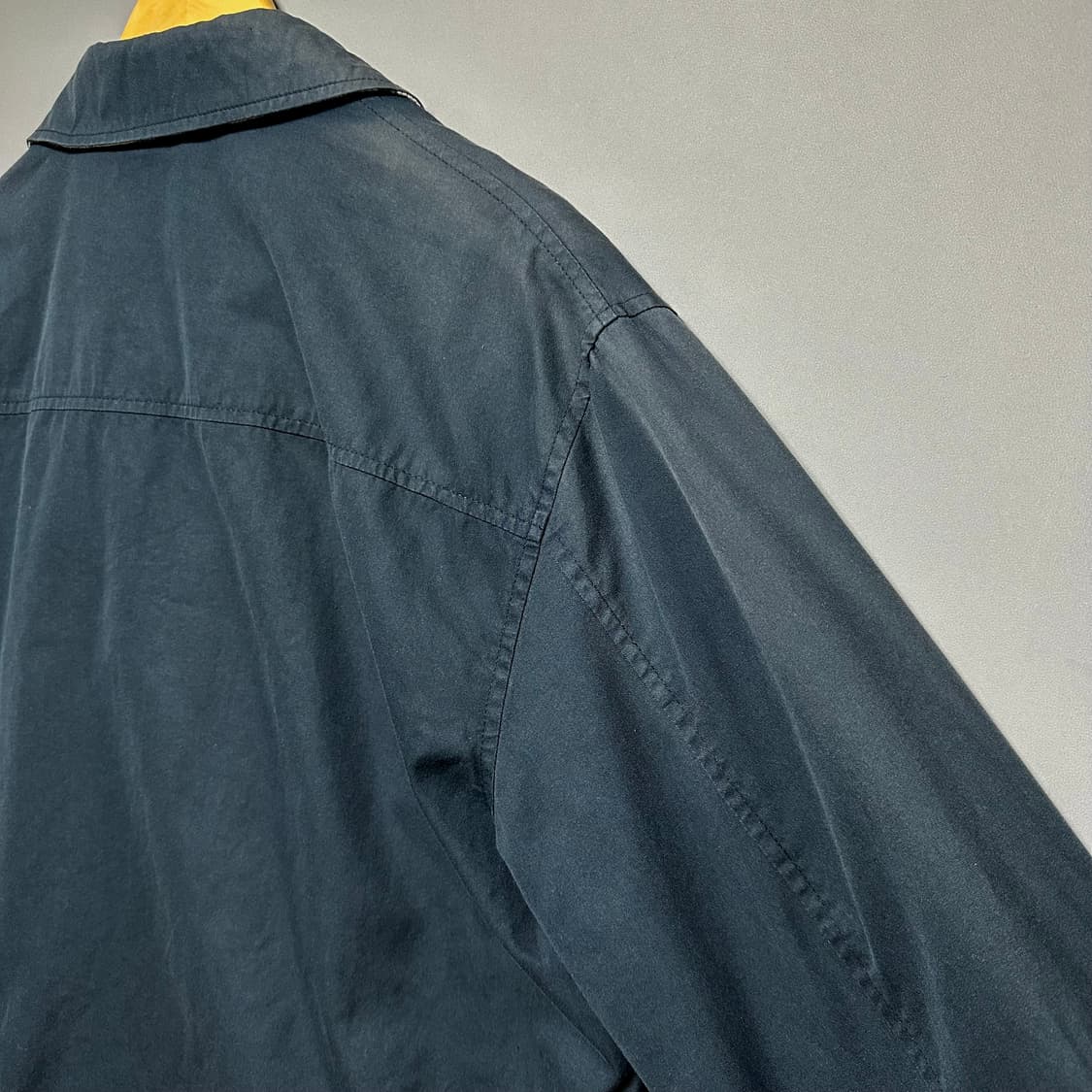 [M]버버리 네이비 해링턴 면 자켓 상품이미지4