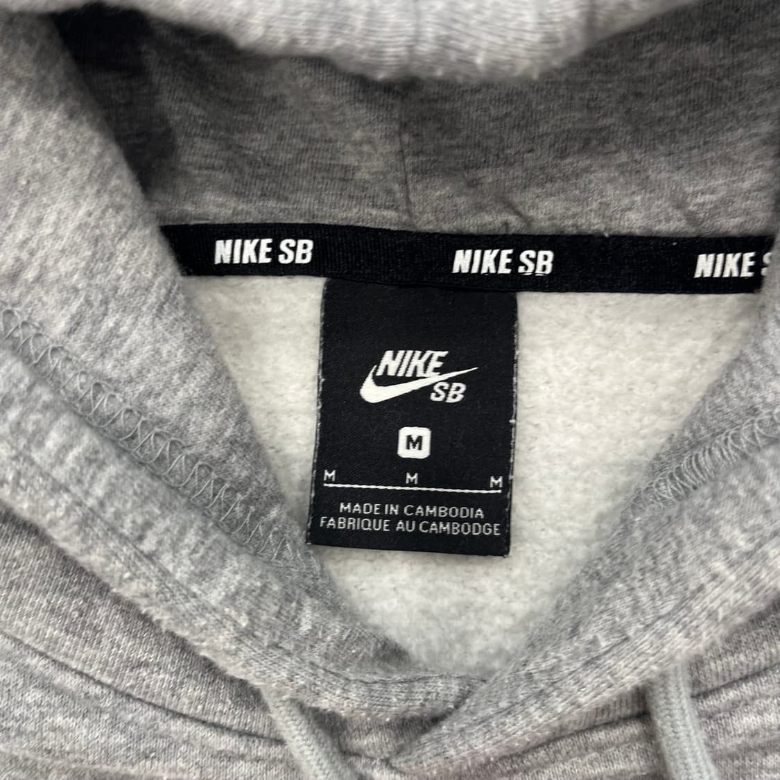 M 나이키 SB 회색 후드티 상품이미지5