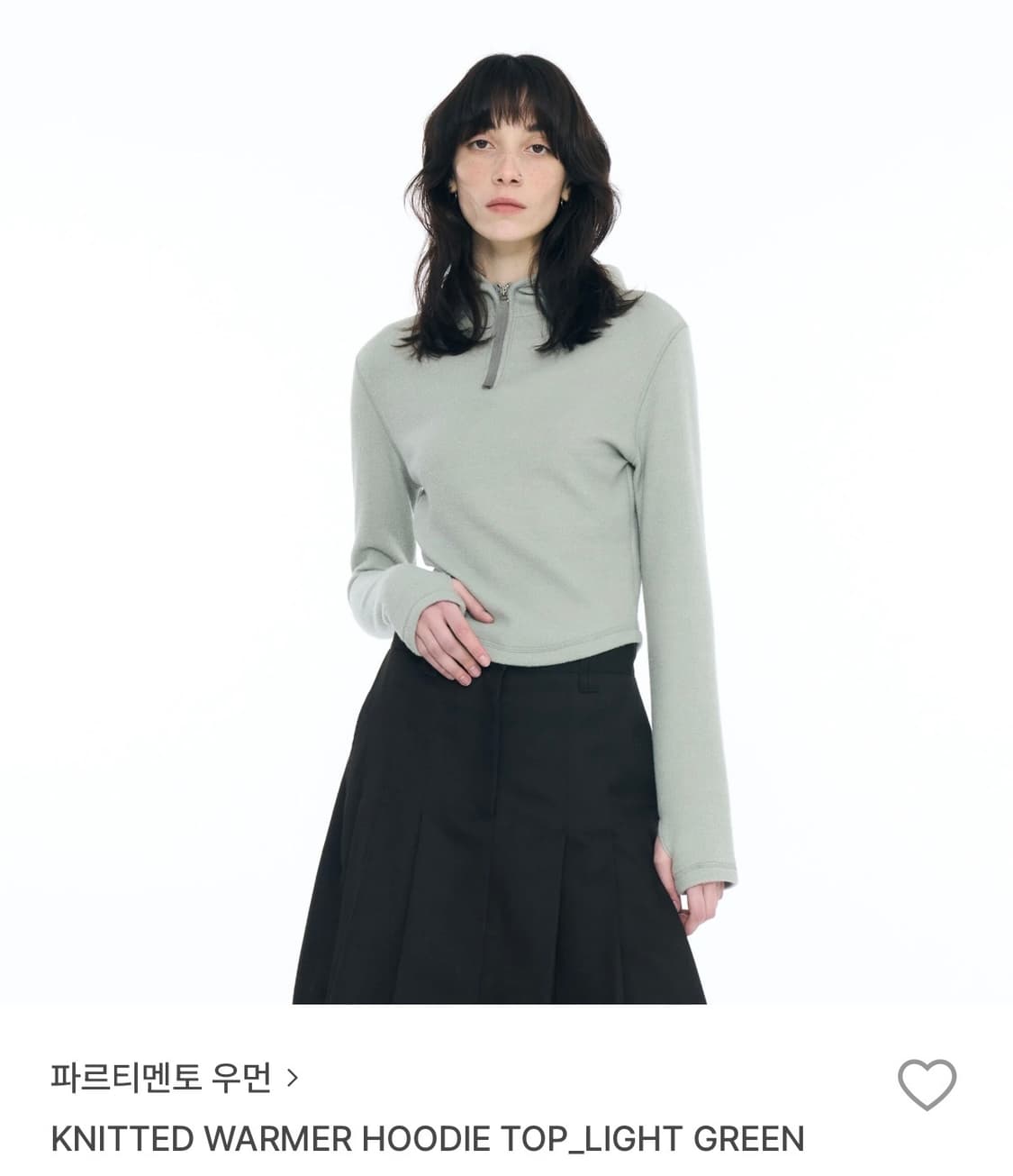 파르티멘토 우먼 HOODIE TOP_LIGHT  상품이미지1