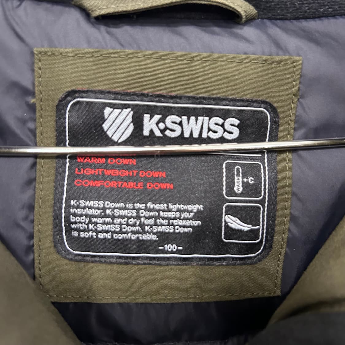 K-SWISS 라쿤헤어 덕다운 멀티포켓 후드 패딩 상품이미지3