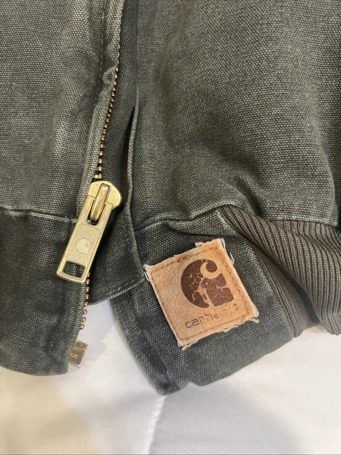 칼하트 J14 산타페 디트로이트 자켓 모스 그린 상품이미지2