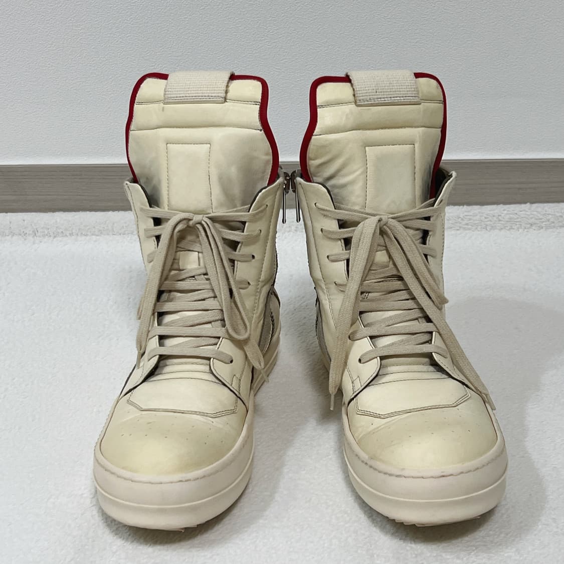 릭오웬스 19FW 지오바스켓 Off-White 밀크 펄 상품이미지3