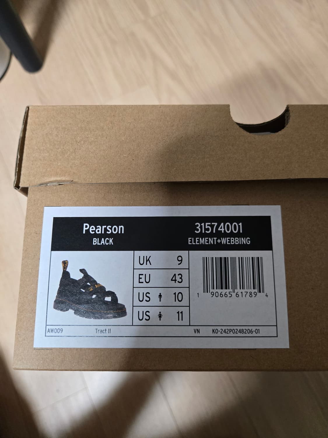 [280,Uk9] 닥터마틴 피어슨 샌들 상품이미지7