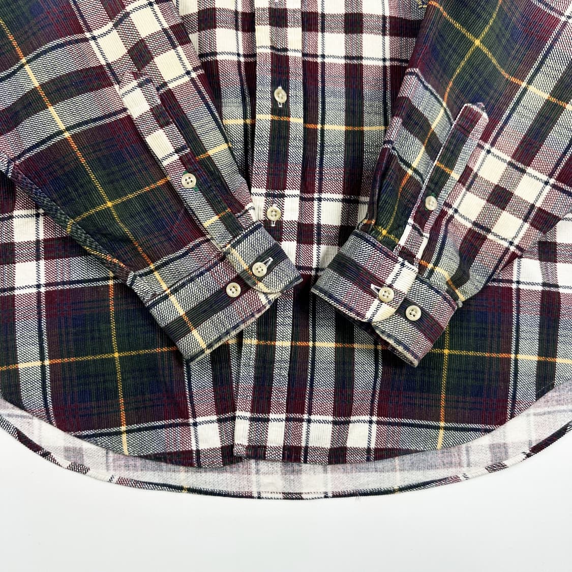 (오염) 타미힐피거 올드 아카이브 크레스트 셔츠 2XL 상품이미지4