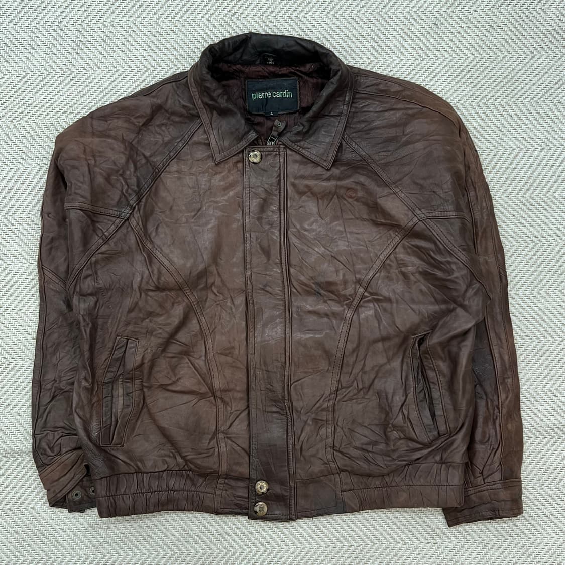 피에르가르뎅 리얼레더 자켓 r2751 상품이미지1