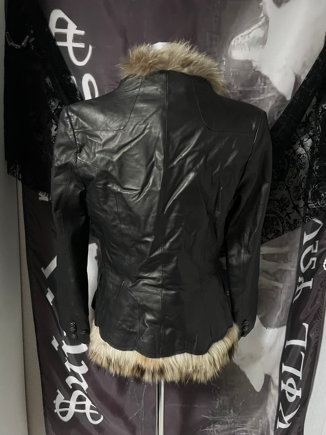 빈티지대장급 리얼레더퍼자켓 락시크다크웨어펑크히피니혼진오네갸루그런지페어리 상품이미지4