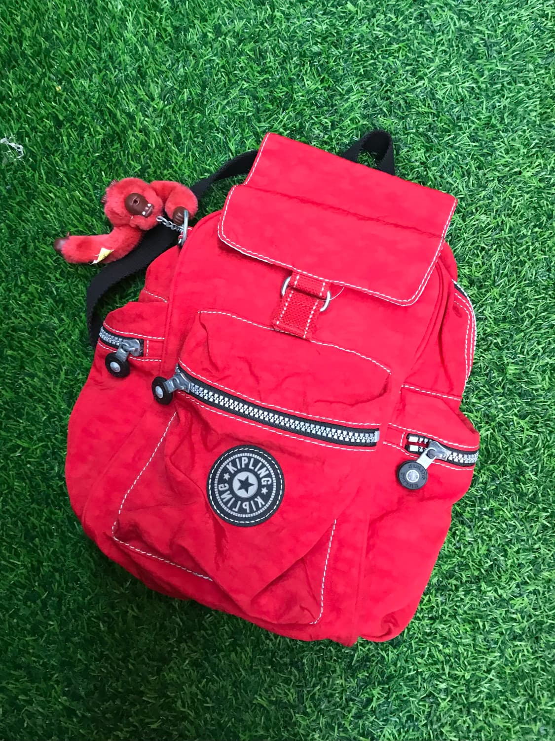 키플링 Kipling 스몰 백팩  레드 상품이미지1